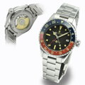 Steinhart Ocean 39 vintage GMT Premium blue/red Keramik