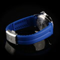 Steinhart gumený remienok modrý 22x18 mm pre modely Ocean 42 and Ocean 44 s oceľovou sponou