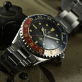 Steinhart Ocean 39 vintage GMT Premium blue/red Keramik