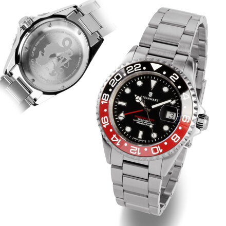 Steinhart Ocean One GMT BLACK-RED Ceramic