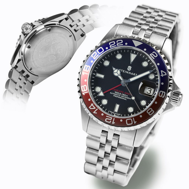 Steinhart GMT-OCEAN One 39 blue-red.2 Steinhart GMT-OCEAN One 39 blue-red.2