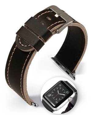 Dallas - Smart Apple Watch - béžový - kožený remienok